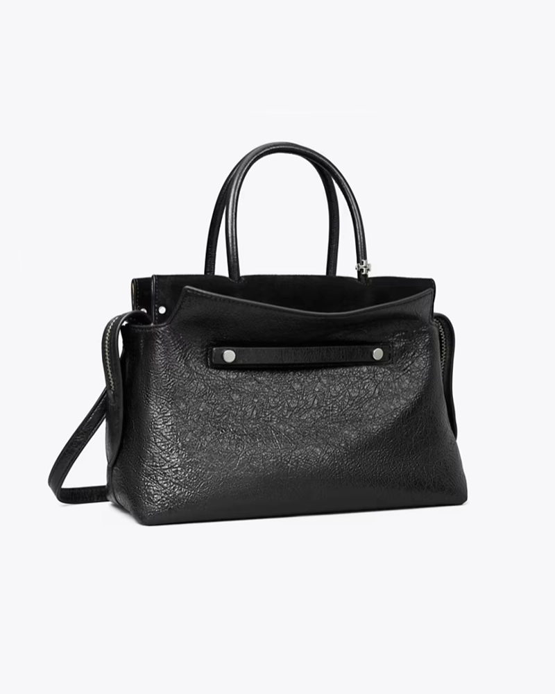 Alternative view of Tory Burch Mercer Distressed Satchel