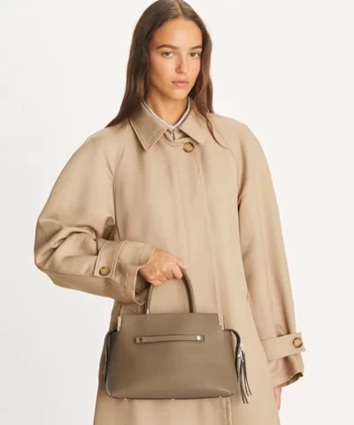 Tory Burch Mercer Distressed Satchel - Image 12
