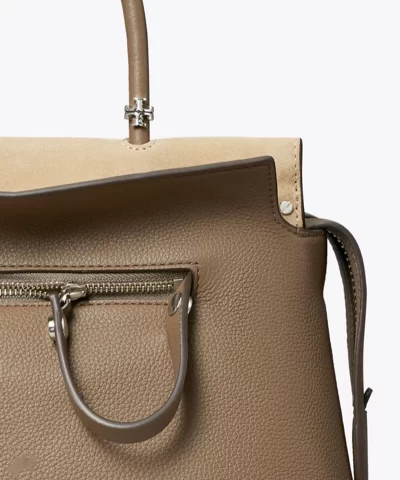 Tory Burch Mercer Distressed Satchel - Image 9