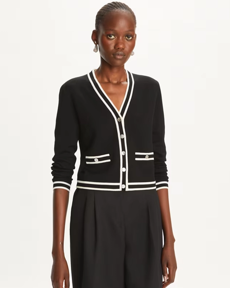 Alternative view of Tory Burch Shrunken Kendra Cardigan