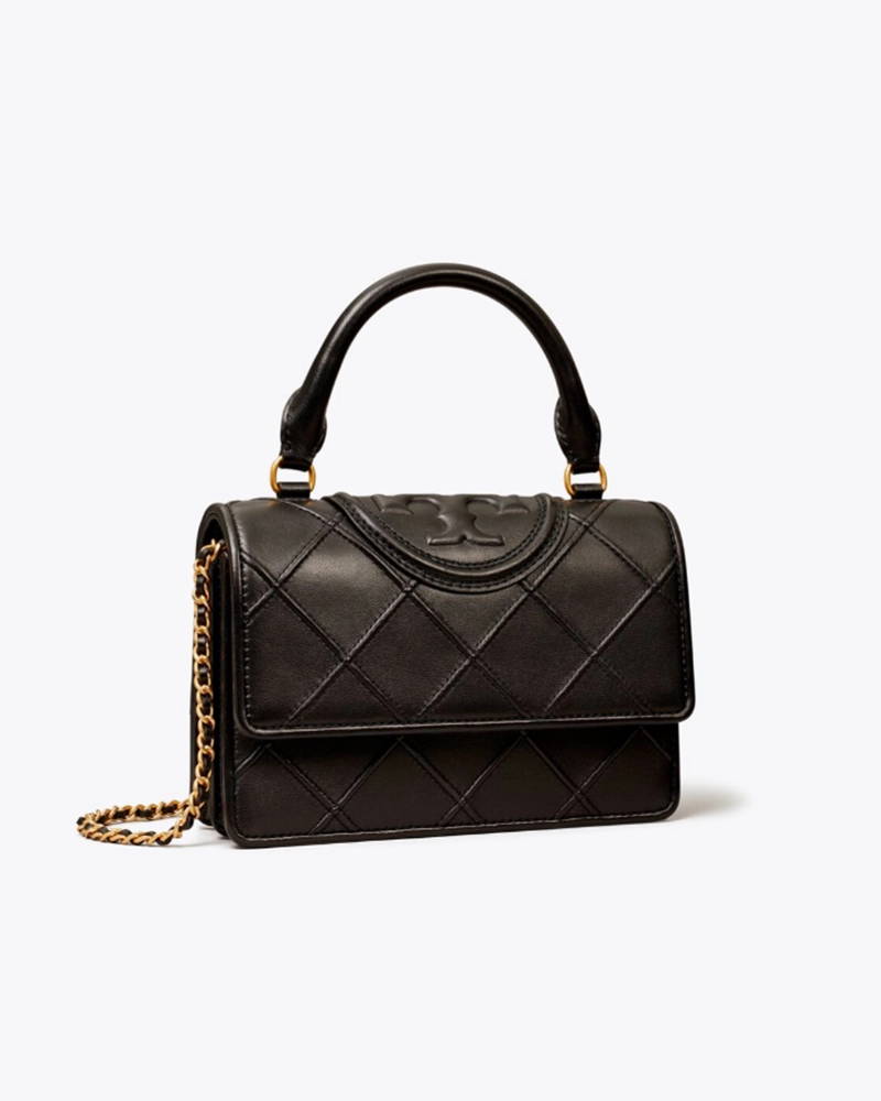 Alternative view of Tory Burch Mini Fleming Soft Top-handle Chain Wallet