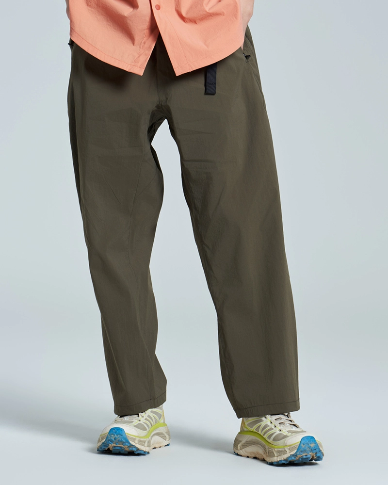 Alternative view of An Ko Rau Water-resistant Slim Nylon Cropped Tapered Pants