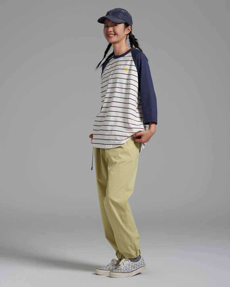 Alternative view of An Ko Rau Sports Colorblock Three-Quarter Sleeve T-Shirt