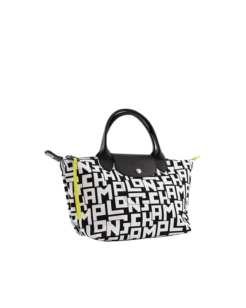 Alternative view of Longchamp Le Pliage LGP Small Bag in Black White
