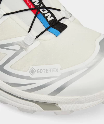 Salomon XT-6 GORE-TEX Sneakers White / Silver - Image 6