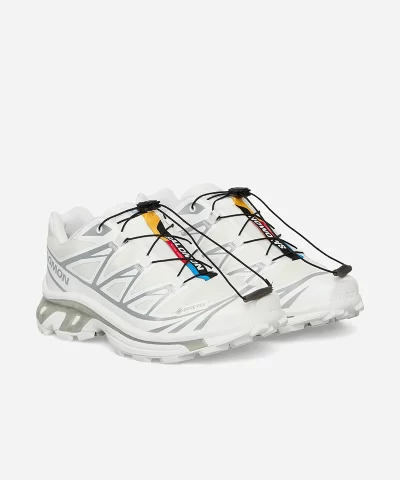 Alternative view of Salomon XT-6 GORE-TEX Sneakers White / Silver
