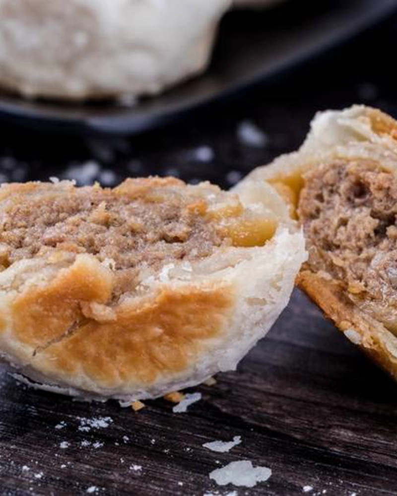 Alternative view of Lao Yu Yuan Shanghai Meat Moon Cake 4Pcs (鲜肉月饼)