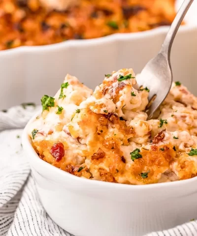 bacon cauliflower mac and cheese easylowcarb11