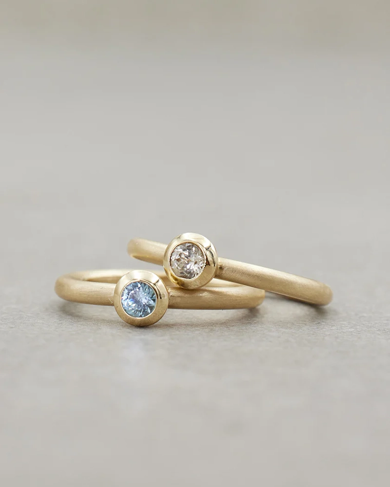 Gem Stacks, 14karat Yellow Gold Ring
