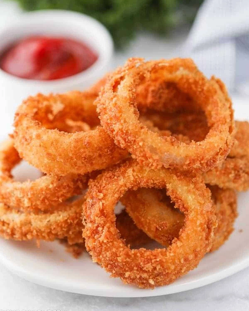 Crispy Fried Onion Rings (10-15 Rings)