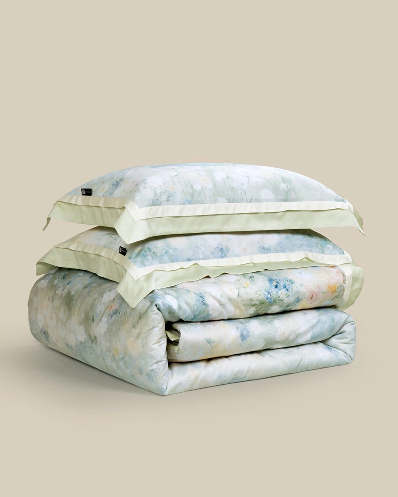 Alternative view of Beddinghouse x Van Gogh Green Floral Bedding Set 100% Tencel™️