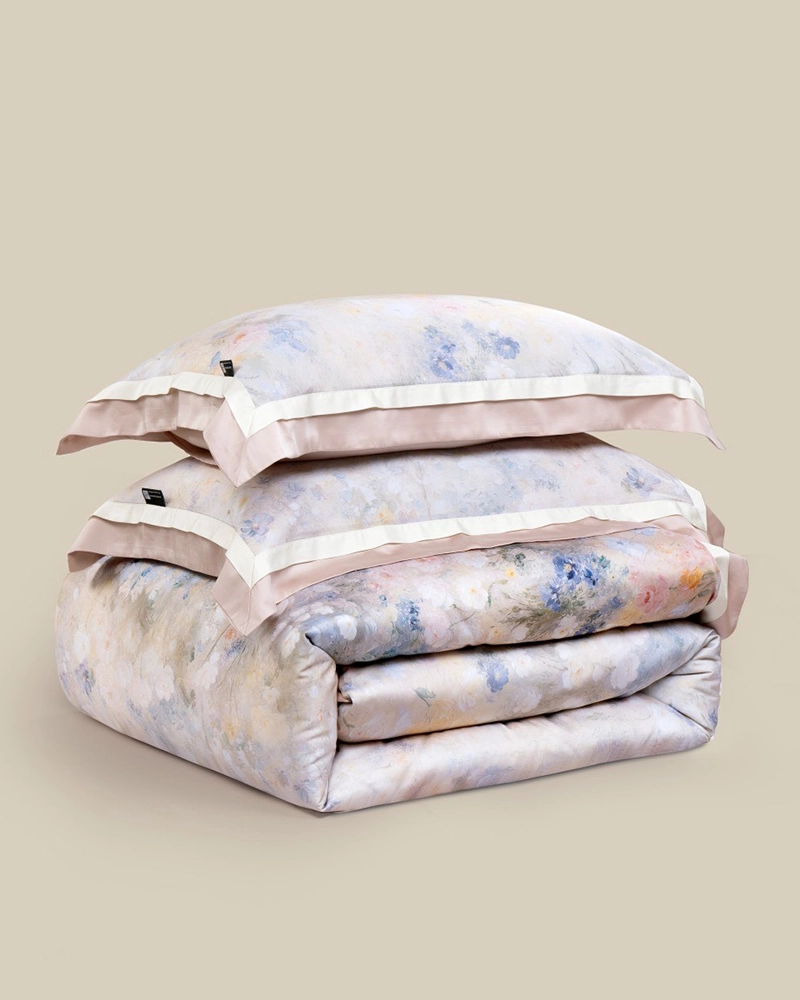 Alternative view of Beddinghouse x Van Gogh Pink Floral Bedding Set 100% Tencel™️