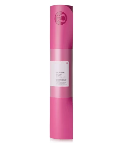 lululemon the reversible mat 5mm jewelled magenta deep coal 014333 21903
