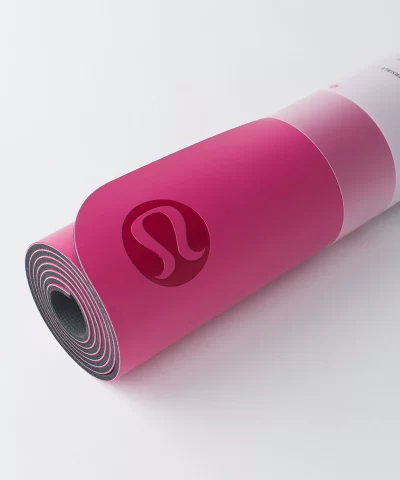 lululemon the reversible mat 5mm jewelled magenta deep coal 014333 21906