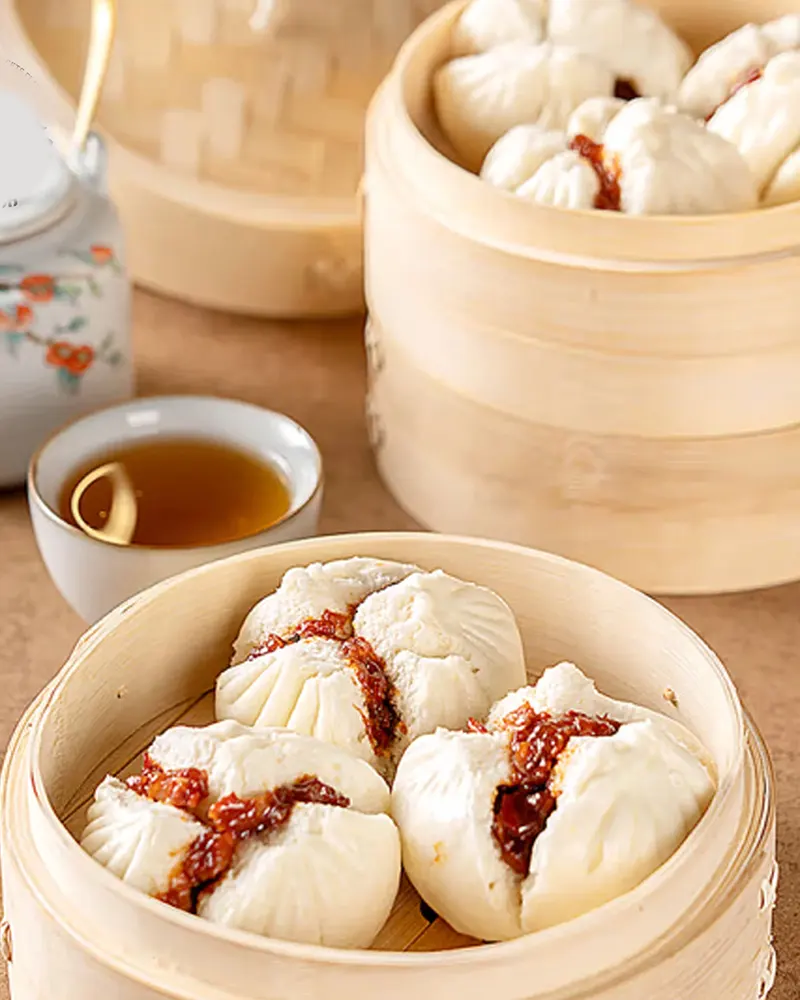 Sweet Wonton King Steamed Roasted Pork Bun 3 Pcs (蠔皇叉燒包)