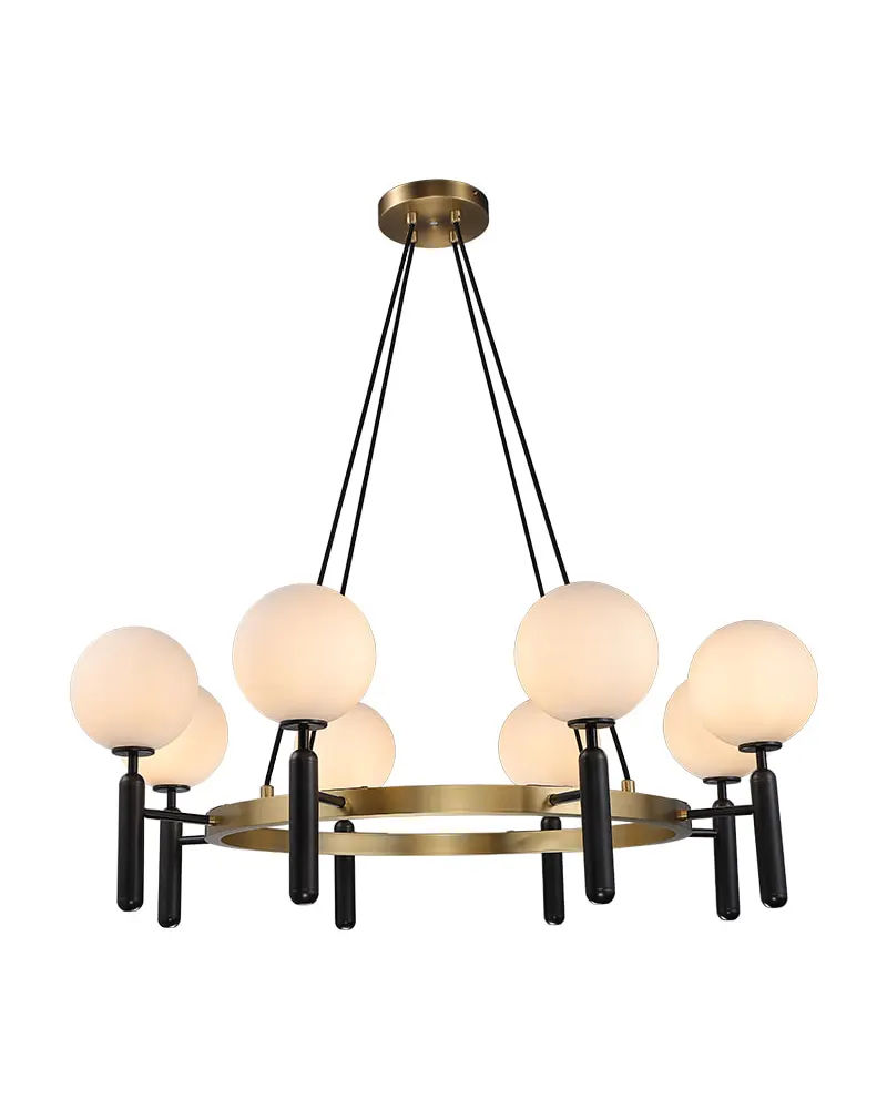 adjustable lamp custom designed for white contemporary chandeliers and metal art features 8