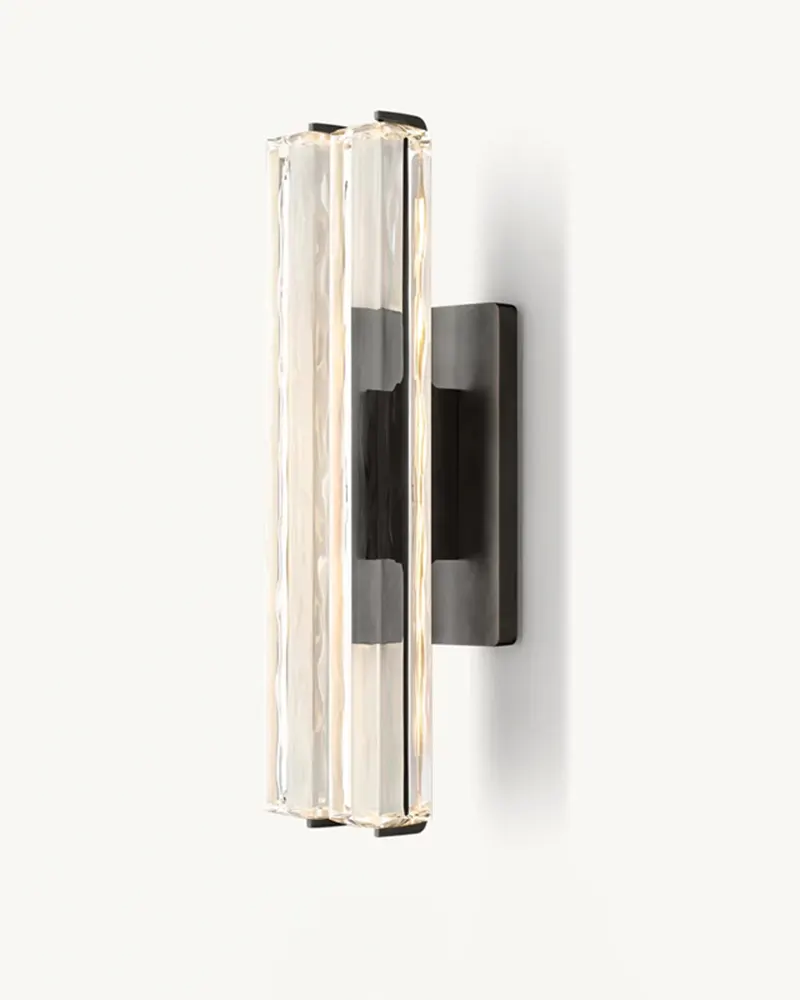Alternative view of Audubon Crystal Double Sconce 15″