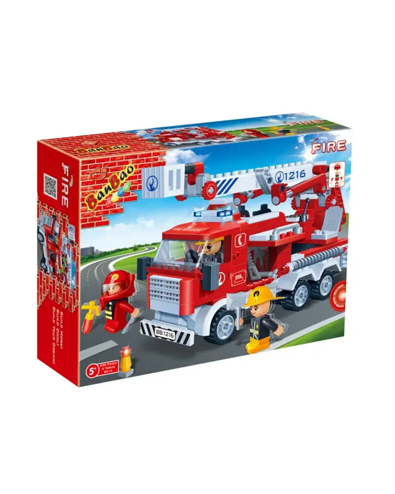 Alternative view of BanBao B8313 Fire Rescue Team Playset