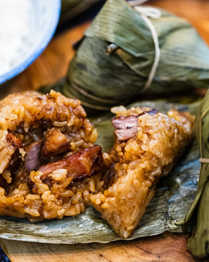 Lao Yu Yuan Shanghai Style Pork Zongzi 2Pcs / 400g (上海猪肉粽子)