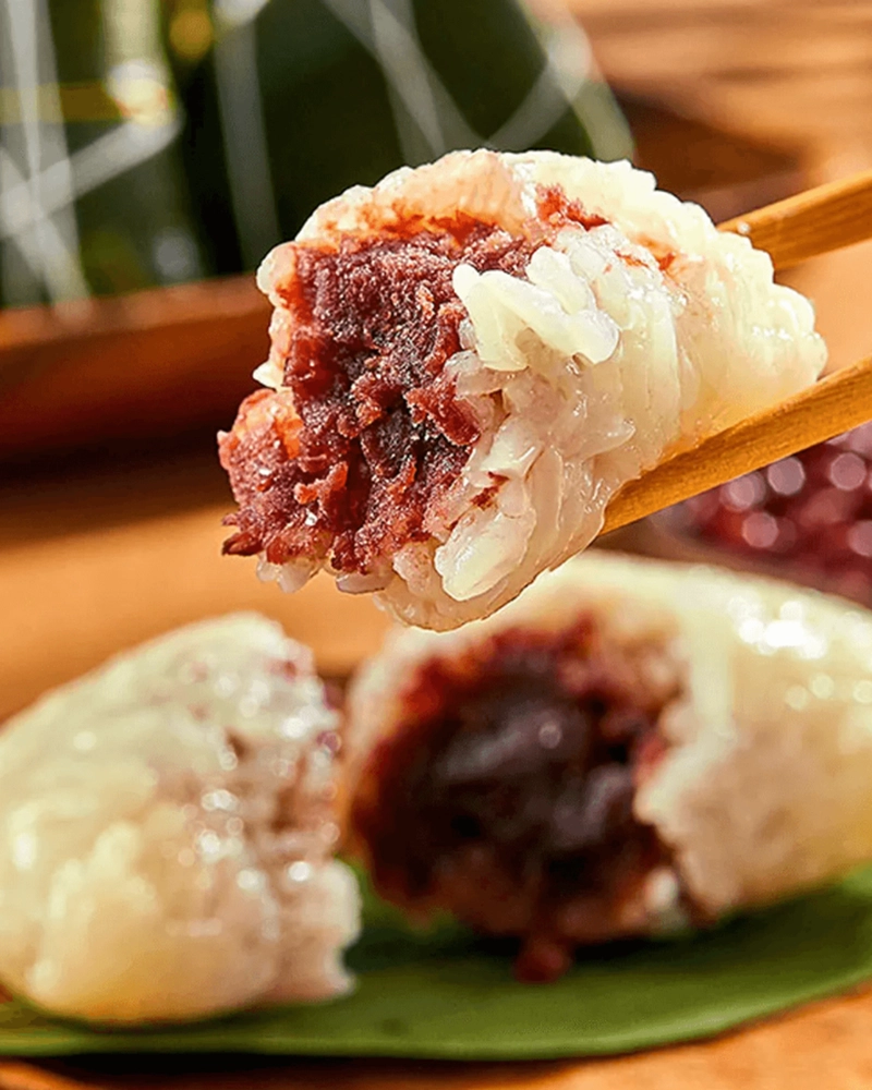 Lao Yu Yuan Shanghai Red Bean Paste Zongzi 2Pcs / 385g (上海豆沙粽子)