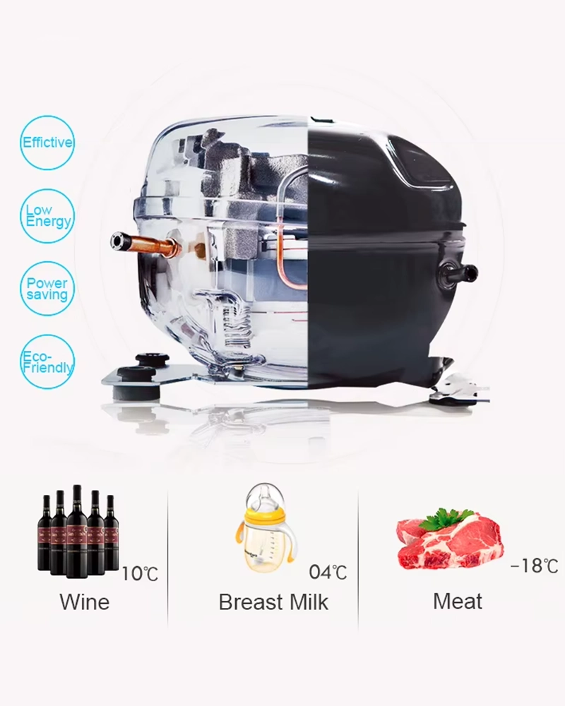 Alternative view of 35L Portable Car Refrigerator — 12V/24V AC/DC Compressor Fridge for Outdoor