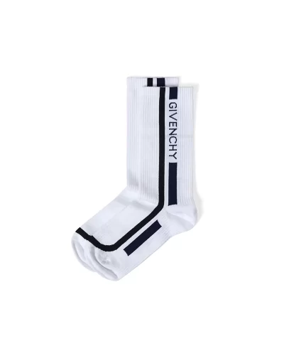 Alternative view of GIVENCHY Moto Socks in White