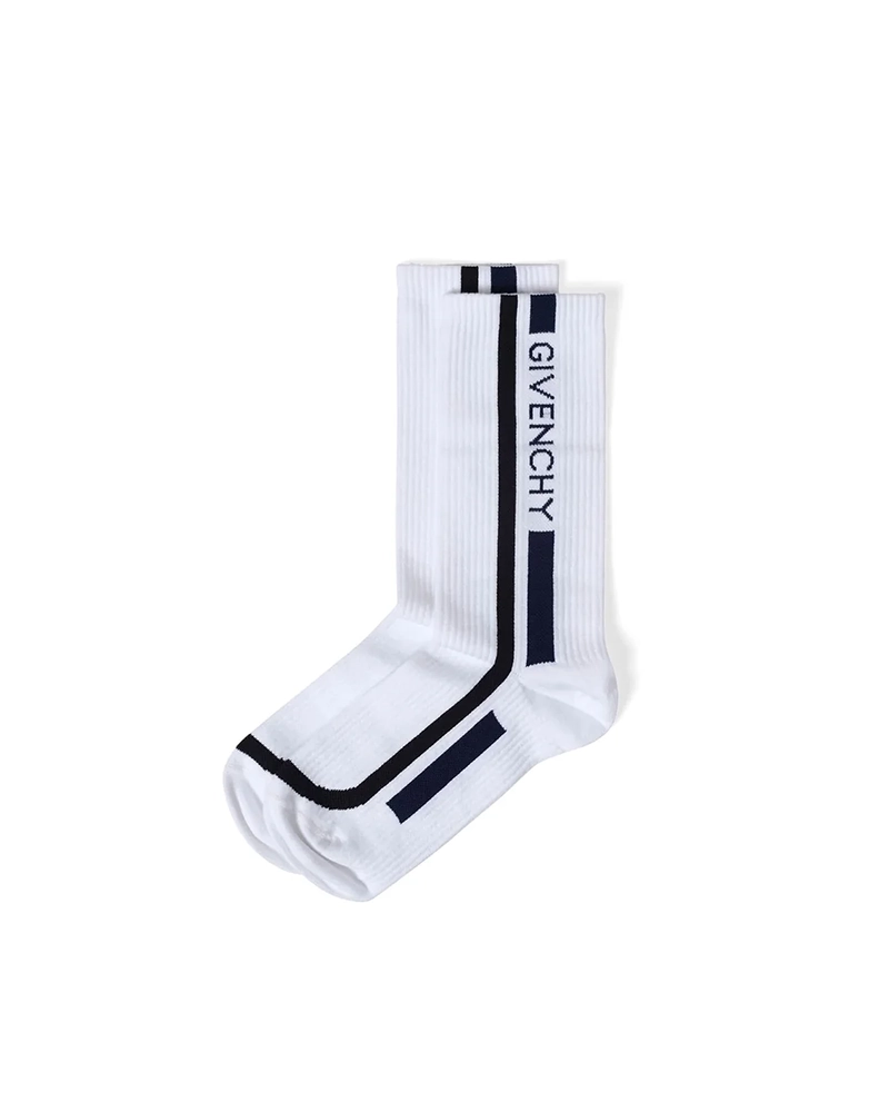 Alternative view of GIVENCHY Moto Socks in White