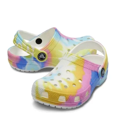Crocs Unisex Classic Tie Dye Graphic Clog - Image 4