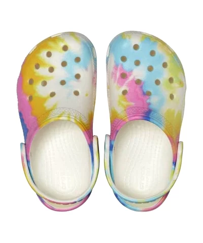 Crocs Unisex Classic Tie Dye Graphic Clog - Image 3