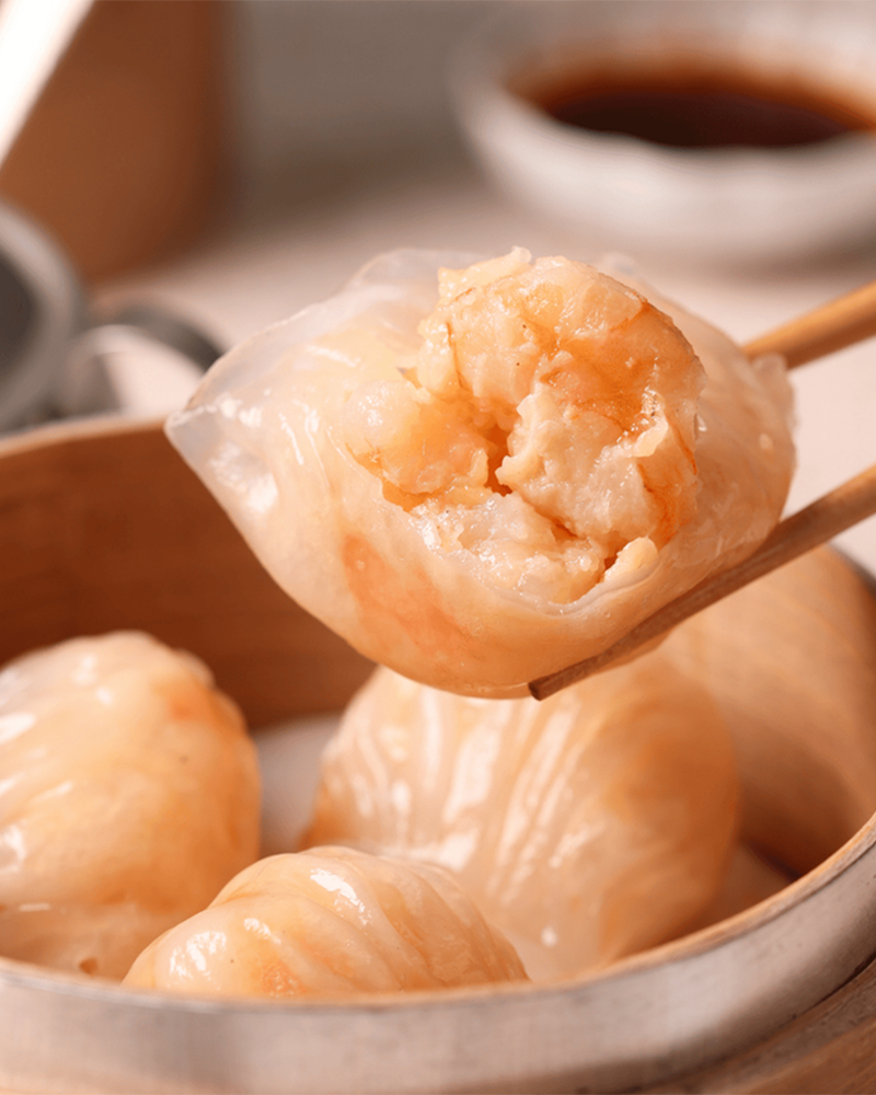 Sweet Wonton King Crystal Shrimp Dumplings (水晶蝦餃) 8-Piece Pack