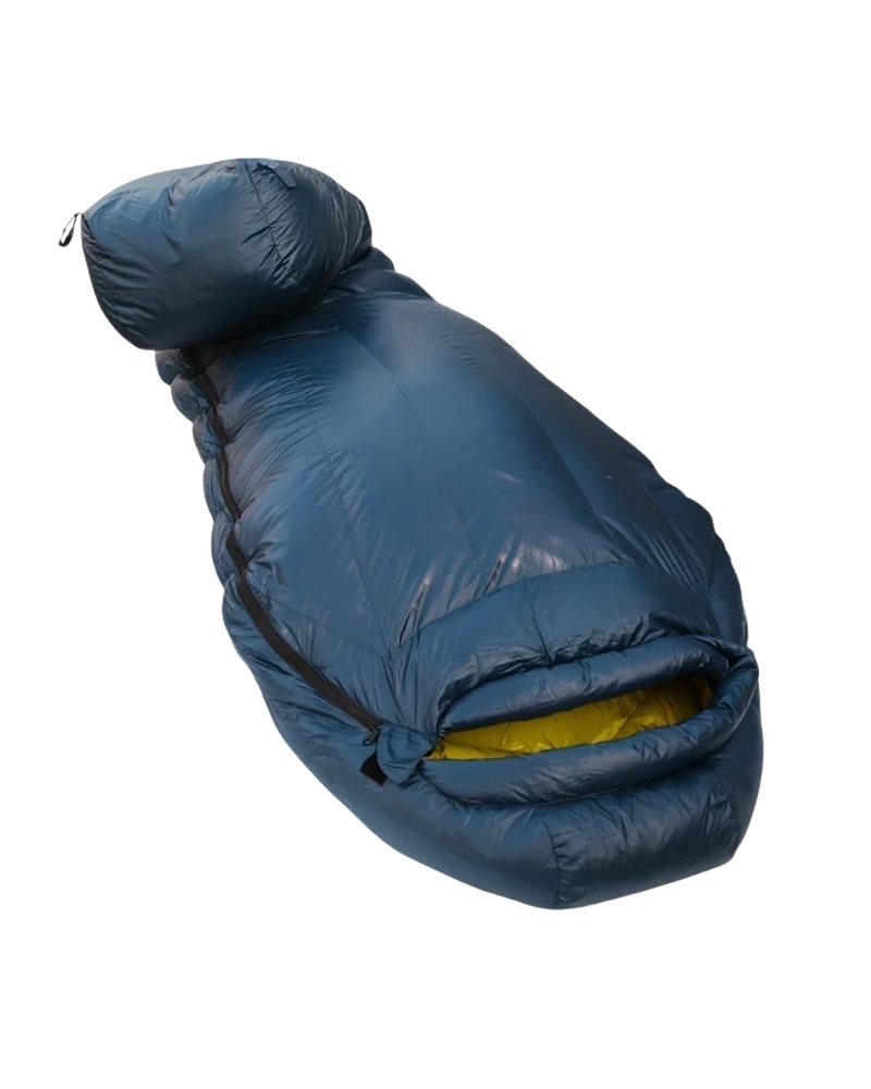 Lightweight Single Nylon Winter Sleeping Bag for Men & Women Duck Down Filled Compression Sack for Camping & Backpacking