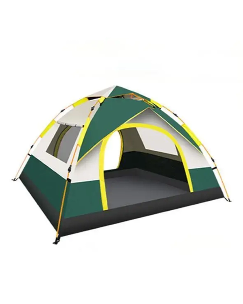 Alternative view of Camping Tent 3 to 4 Persons, Waterproof Automatic Oxford Cloth Family Tent for Hiking and Traveling