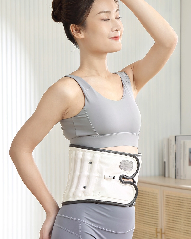 Alternative view of Decompression Back Belt with Electric Inflatable Pump -Lumbar Support Belt for Lower Back Pain Relief, Air Traction Device Fits Waist Size 26-45 Inches