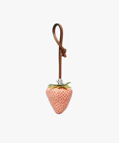 strawberry bag charm front.TB 164955 650 SLFRO