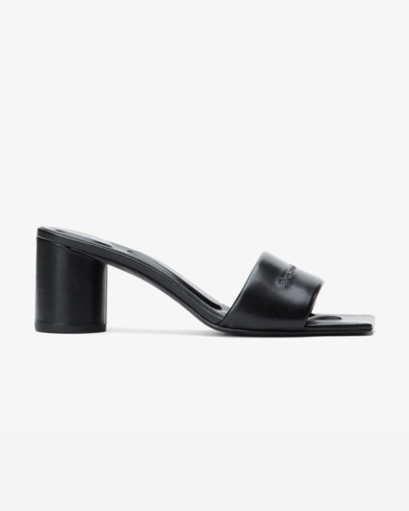 Alexander Wang Women's Black Lambskin vic Sandals