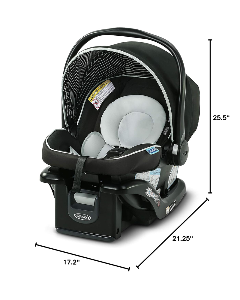 Alternative view of Graco Snug Ride Lite LX Infant Car Seat, Rear-Facing, Lightweight, Adjustable Base, Easy Install
