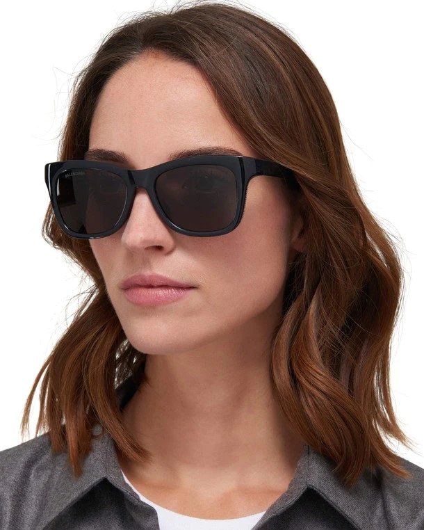 Alternative view of Balenciaga Black Side D-Frame 0151S Sunglasses