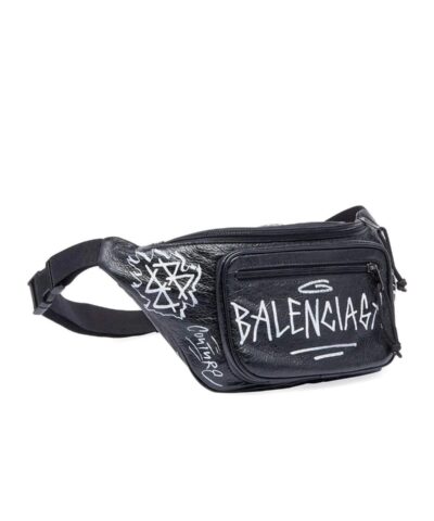 Balenciaga Graffiti Explorer Belt Bag Leather Medium 20244443 2