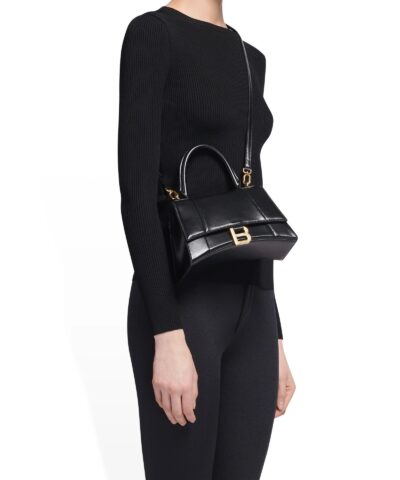 Balenciaga Hourglass Small Handbag in black 20239156 1