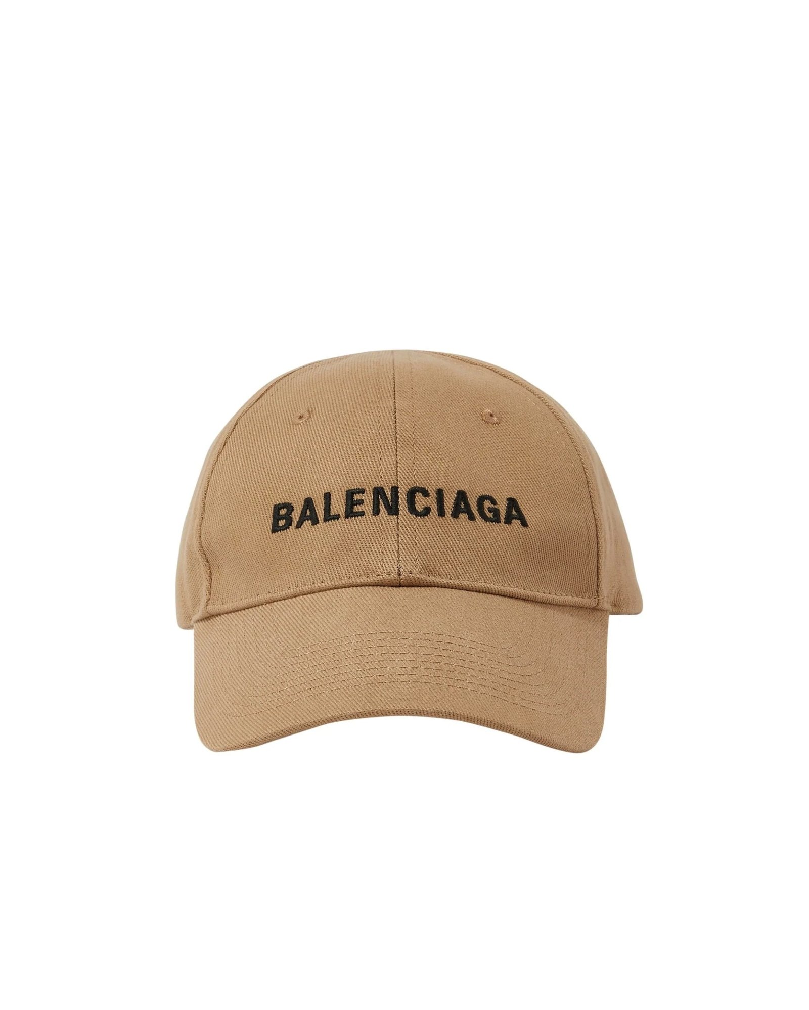 Balenciaga Men's Natural Logo Baseball Cap-20241023