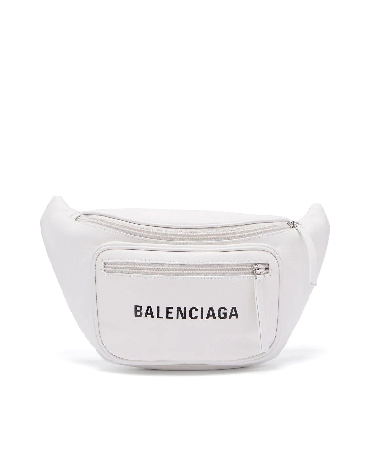 Balenciaga Men's White Everyday Leather Belt Bag-20244432