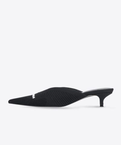 Balenciaga Womens Black Knife 2.0 40mm Mule 20243696 1