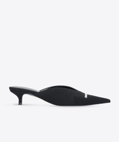 Balenciaga Women's Black Knife 2.0 40mm Mule-20243702