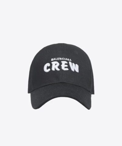 Balenciaga Women's Crew Embroidered Logo Cap-20241018