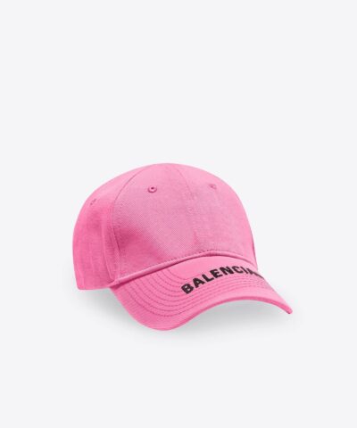 Balenciaga Womens Logo Cap in pink 20241030 2