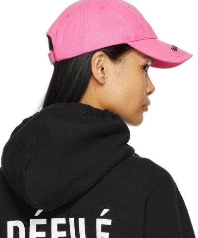 Balenciaga Womens Logo Cap in pink 20241030 5