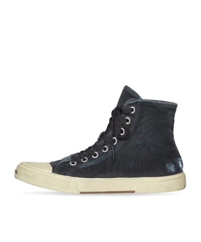 Balenciaga Womens Paris High Top Sneaker In Black 20240056 2