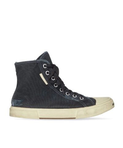Balenciaga Women's Paris High Top Sneaker In Black-20240067
