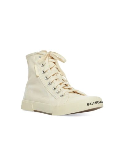 Balenciaga Womens Paris High Top Sneaker In White 20240040 1