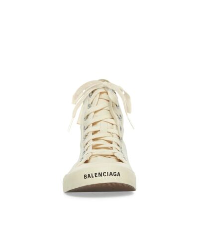 Balenciaga Womens Paris High Top Sneaker In White 20240040 2